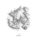 Map of mediterranean sea tattoo design idea