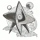 Star trek tattoo design idea