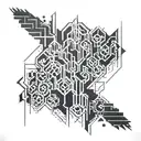 Matrix reload tattoo design idea
