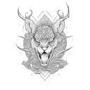 hunt tattoo design idea