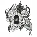 black Veil Brides lyrics  tattoo design idea