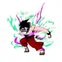 naruto kurama sasuke susanoo tattoo design idea