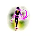 naruto kurama sasuke susanoo tattoo design idea