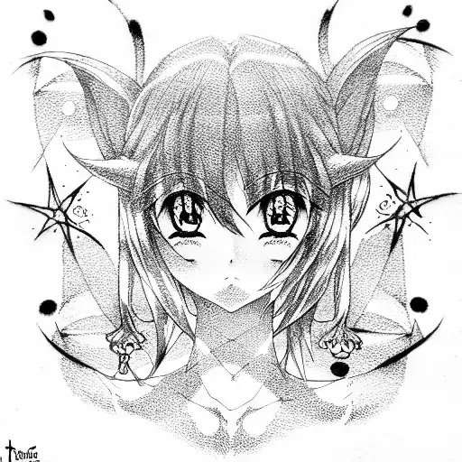 anime tattoo design idea