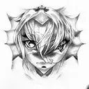 anime tattoo design idea