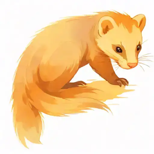 ferret tattoo design idea