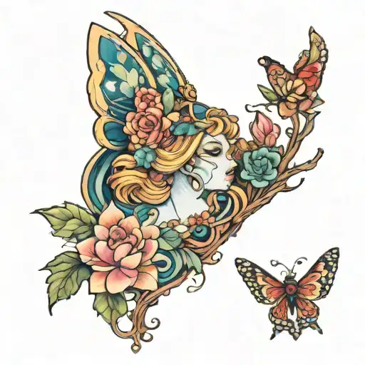 Aurora, Isabelle, Ciernan & Disney  tattoo design idea