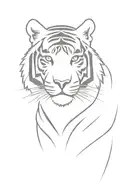 tiger tattoo design idea