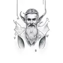 elf tattoo design idea