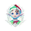 elf tattoo design idea