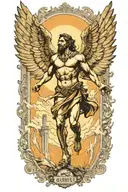 Icarus tattoo design idea