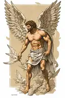 Icarus tattoo design idea