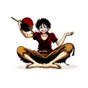 monkey d. luffy tattoo design idea