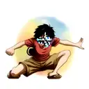 monkey d. luffy tattoo design idea