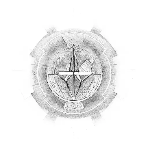 symbolise finance, family, social, health and goals tattoo design idea