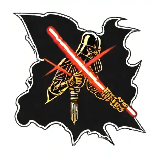 star wars light sabres tattoo design idea
