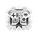 A video game controller with football-themed buttons tattoo design idea