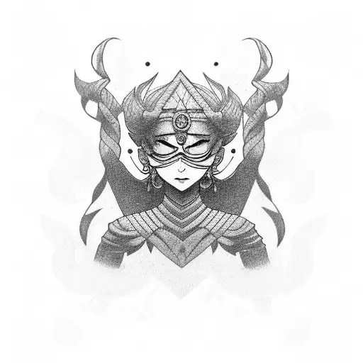 Correntes no coração do Kurapika   tattoo design idea