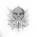 slavic wheat tattoo design idea