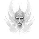 slavic wheat tattoo design idea