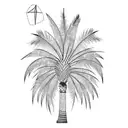 Palm Tree tattoo design idea