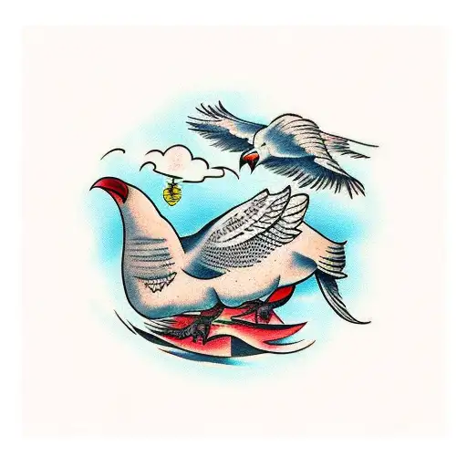 dodo bird tattoo design idea