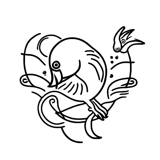 dodo bird tattoo design idea