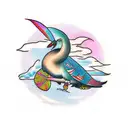 dodo bird tattoo design idea
