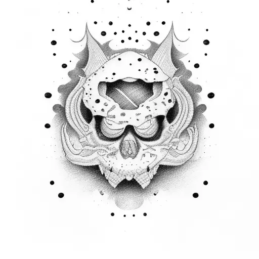 number 81 but made with runts candy tattoo design idea