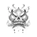 number 81 but made with runts candy tattoo design idea