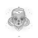 Parent with single child tattoo design idea