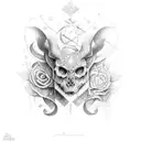 ad maiorem dei gloriam tattoo design idea