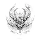 ad maiorem dei gloriam tattoo design idea