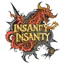 insanity text tattoo design idea