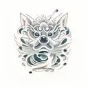 leao tattoo design idea