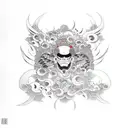 leao tattoo design idea