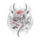 leao tattoo design idea