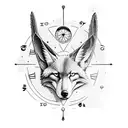 carpe above diem below in the middle hourglass coyote writes in the middle of the clock memento mori and a skull and a h tattoo design idea