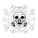 Memento Mori  tattoo design idea