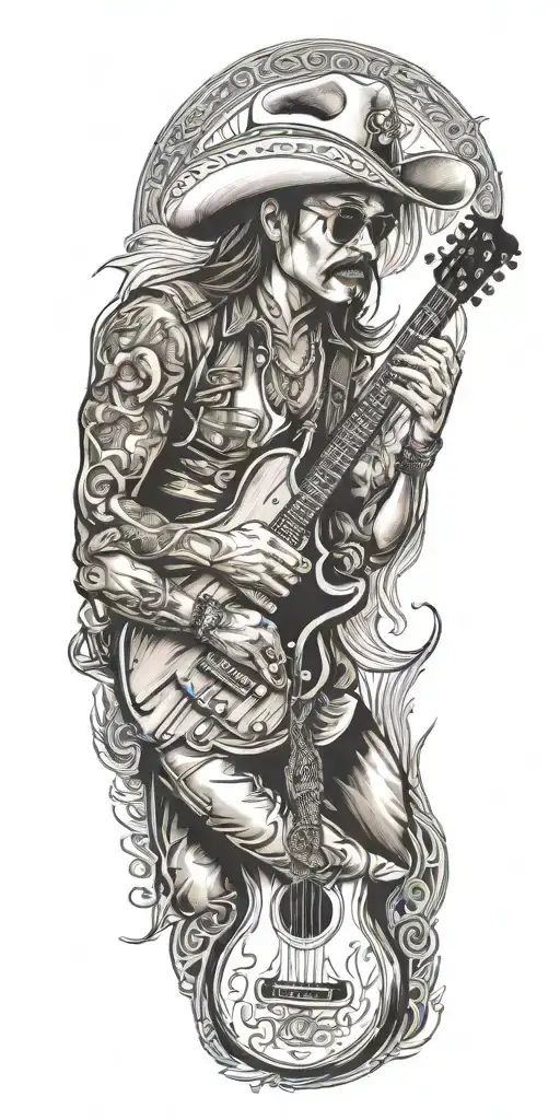 country music tattoo design idea