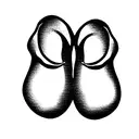 baby feet with angel wings tattoo design idea