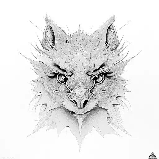 Griffin tattoo design idea