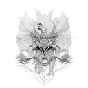 Griffin tattoo design idea