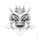 Creature that do not exist tattoo design idea