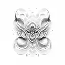 God blessing with number 888 tattoo design idea