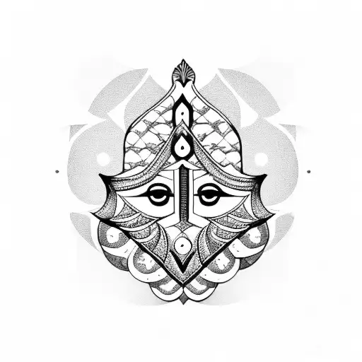 Hamsa Symbol tattoo design idea