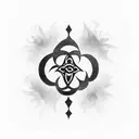 aum tattoo design idea