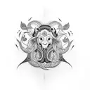 aum tattoo design idea