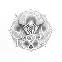 aum tattoo design idea