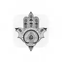 Hamsa Symbol tattoo design idea